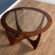 Retro Teak Round 'Astro' 'Fresco' Coffee Table By Victor Wilkins For G Plan