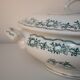 Soup bowl Saint Amand, green pattern - model 4025
