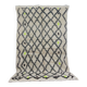 Handmade wool Berber rug 236 x 140 cm