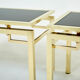 Pair of brass sofa pieces Guy Lefevre for Maison Jansen 70s