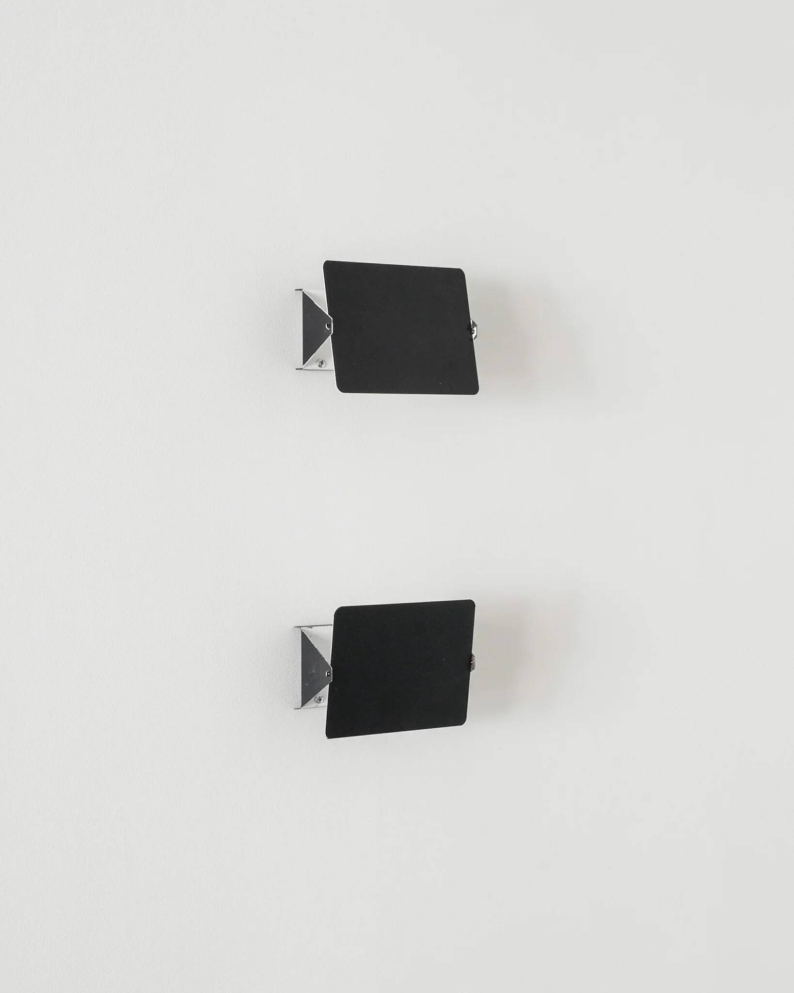 Three French Mid Century Wall Lamps by Charlotte Perriand, 1960s