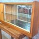 Vitrine murale Mid-Century noyer – années 1950