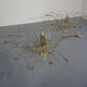 Large Italian brass chandelier, 1960s