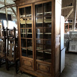 Old - showcase in solid wood