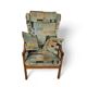 2 x Casala wingback / lounge / armchair in top condition / 4 small cushions / 1960s