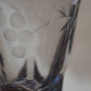 12 engraved liqueur glasses – from the 1960s-1970s
