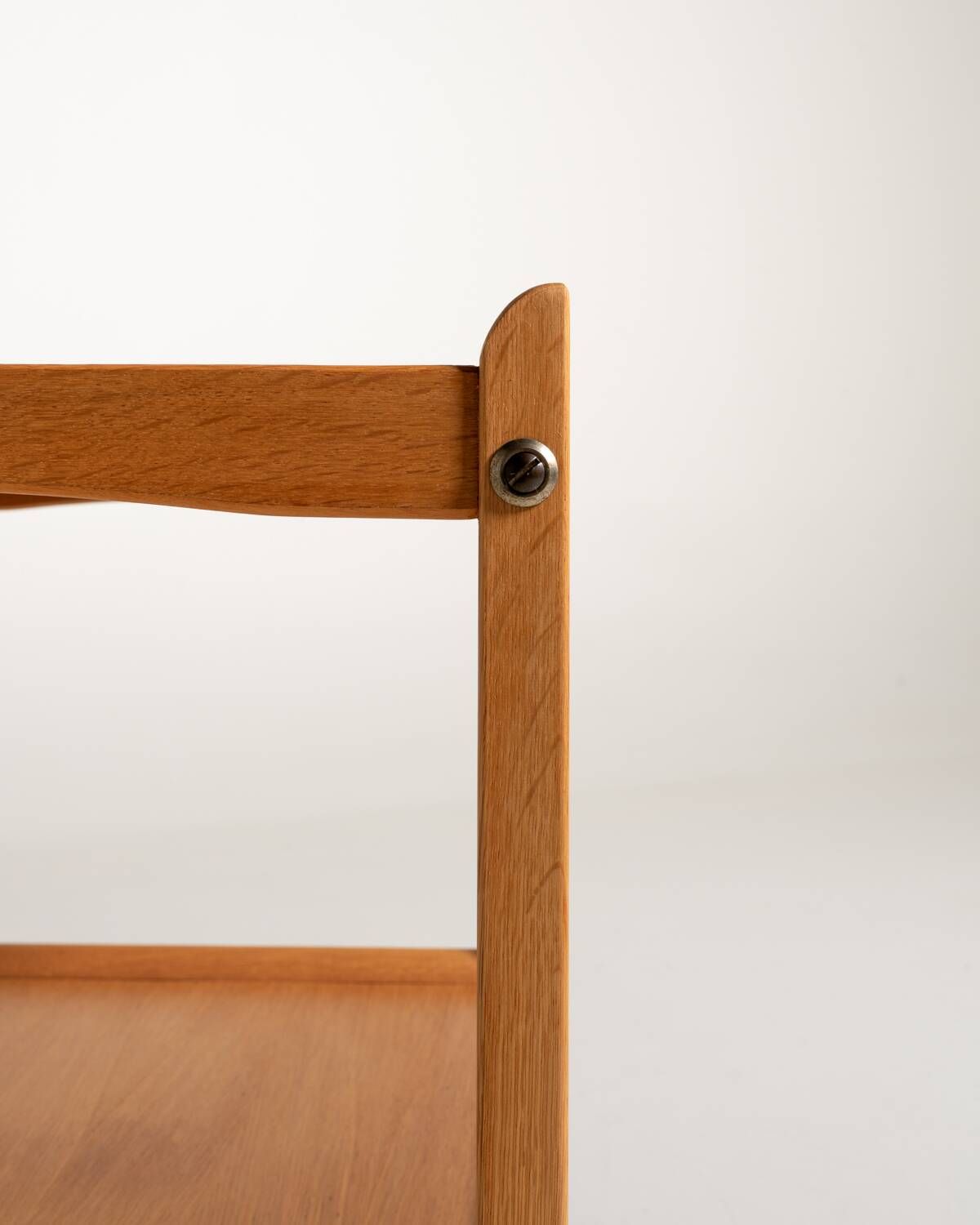 Scandinavian Oak Serving Trolley, 1960s