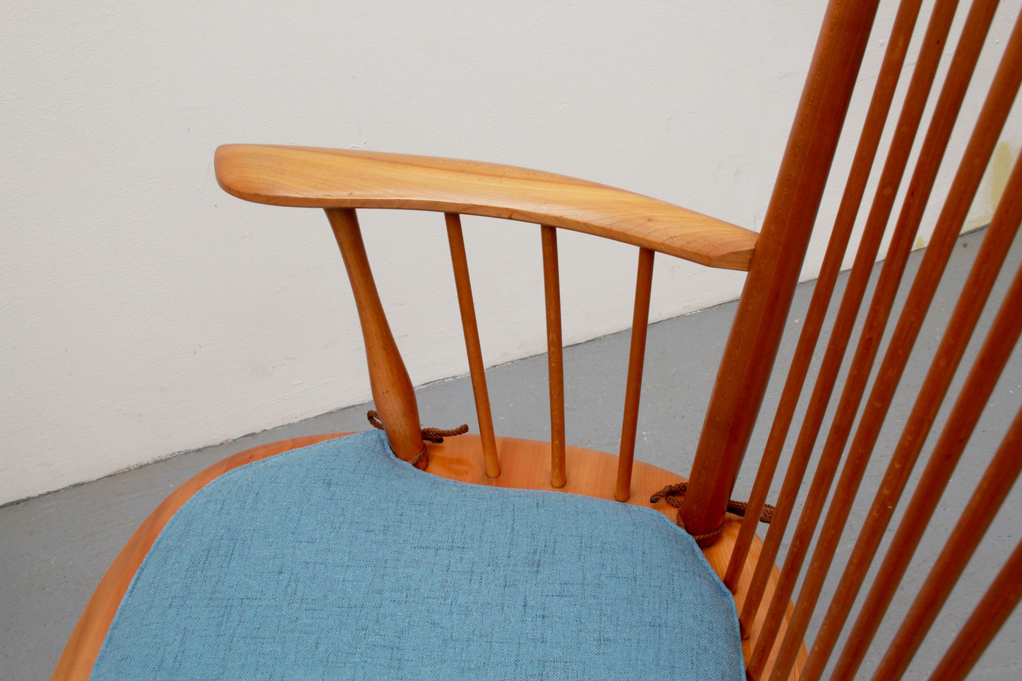 1950s armchair cherrywood, Albert Haberer