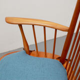 1950s armchair cherrywood, Albert Haberer