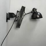 ancienne lampe applique accordeon « kaiser idell » bauhaus