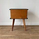 Vintage bedside - compass feet