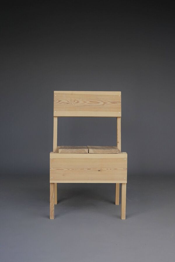 Chaise Autoprogettazione 'Sedia 1', d'après un design d'Enzo Mari, années 1990