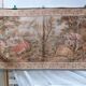 Large Aubusson-style wall tapestry with a gallant scene, 196 cm