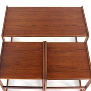 Arne Hovmand Olsen coffee table for Mogens Kold with 2 nesting tables.