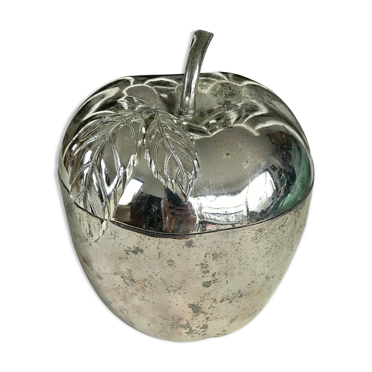 Vintage ice cube apple
