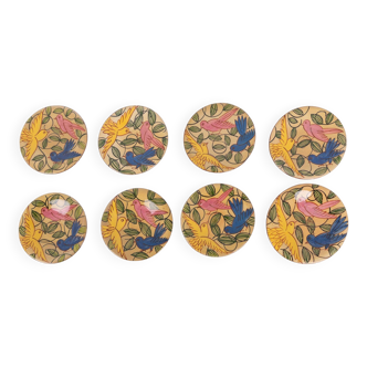 Assiettes en céramique faites à la main par Fenice Albisola, Italie, années 1970