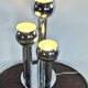 Vintage Space Age chrome table lamp 1970s