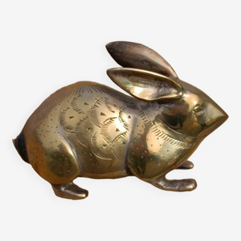 Solid Brass Rabbit