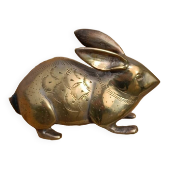 Solid Brass Rabbit