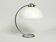 Large Mid Century metal table lamp with plastic shade by Schanzenbach Germa