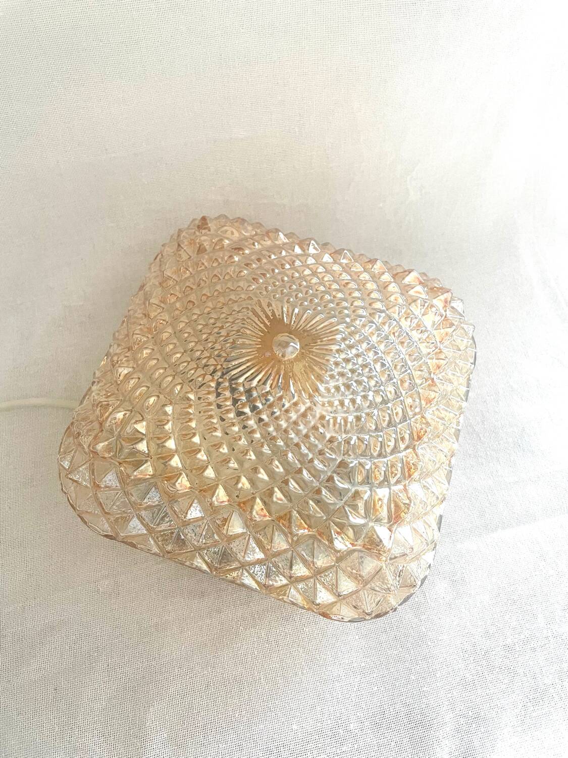 Glass ceiling light