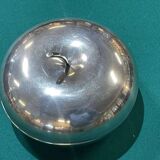 Round apple bonbonnière signed Christofle and attributed to Lino Sabattini.