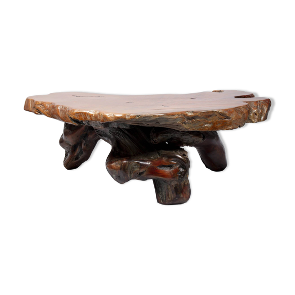 Table basse en acajou