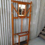 Vintage wardrobe coat door
