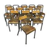Lot de 13 chaises d'école stella
