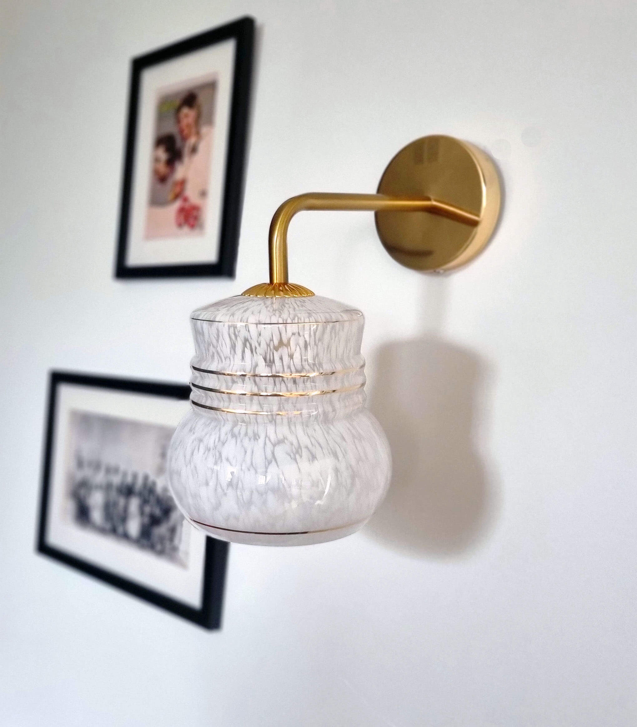Clichy glass wall lamp *o28