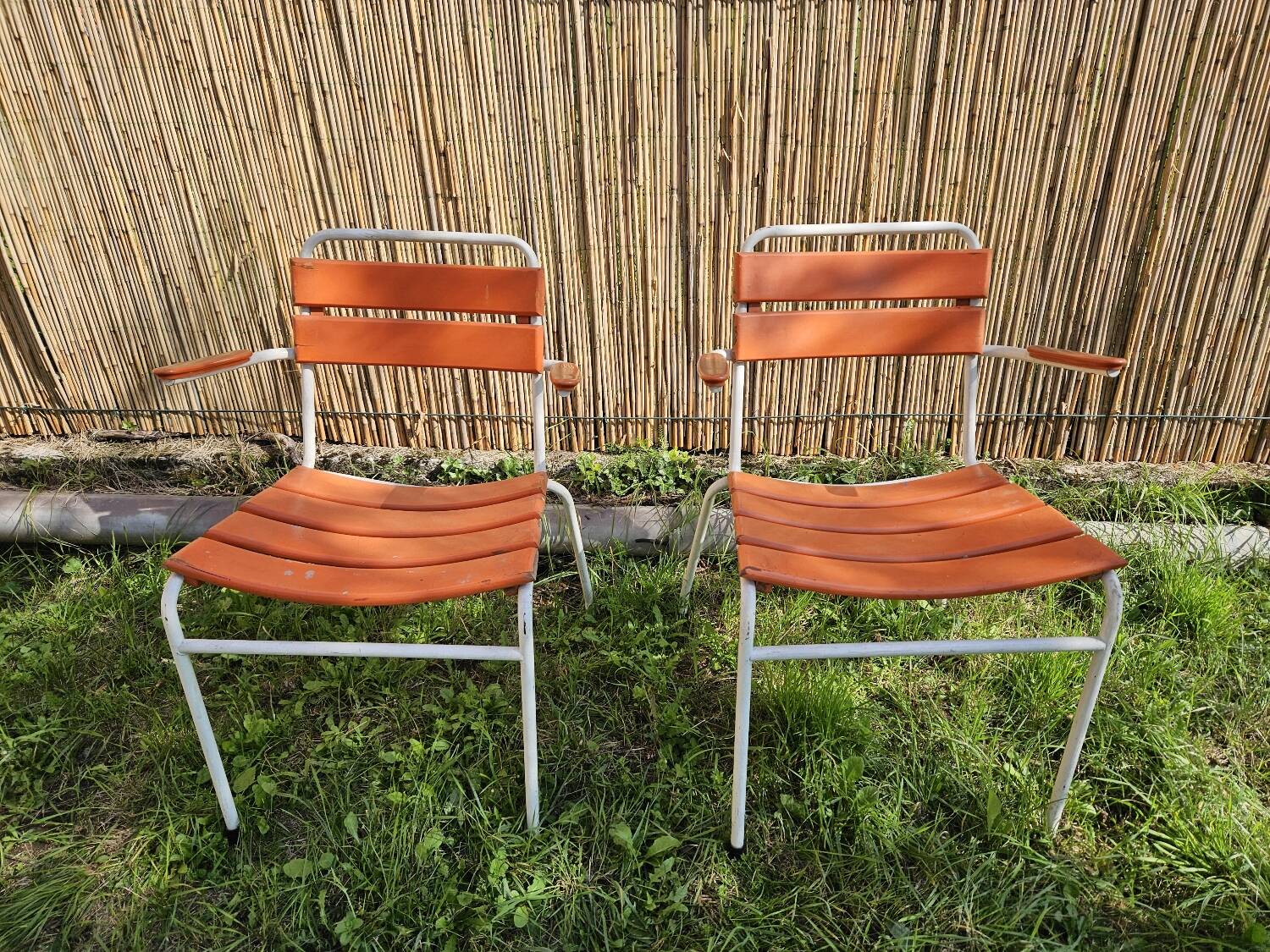 Lot 2 fauteuils de terrasse ou jardin