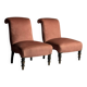 Ensemble de 2 fauteuils à pantoufles français vers 1900