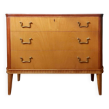 Commode scandinave en frêne des années 1950