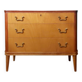 Commode scandinave en frêne des années 1950