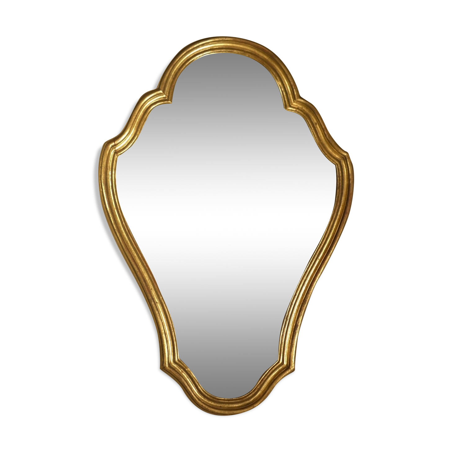 Golden mirror 63 x 43 cm