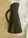 Vintage Pitcher in Black Glazed Enamelled Ceramic Attributed to P Cham