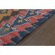 Shahmaran Motif Vintage Turkish Handmade Orange Kilim Rug  94x146