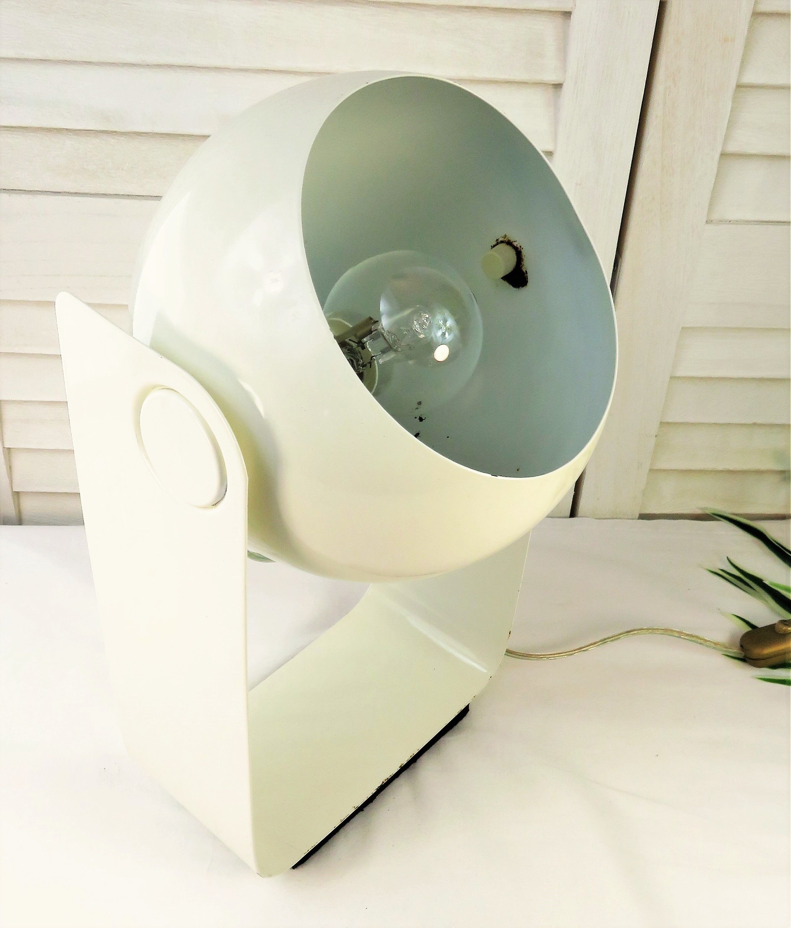 Eyeball desk lamp brand massive vintage