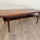 Scandinavian rosewood coffee table, 1950s Denmark
