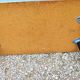 Vintage coffee table with compass legs
