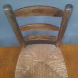 Chaise  d enfant  paillee