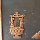 Trumeau mirror, late 19th to early 20th century.