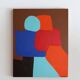 A hug original painting on stretched canvas 65x54cm