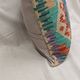 Turquoise Blue Geometric Cushion Cover, Vintage Wool Kilim Pillow Home Decor