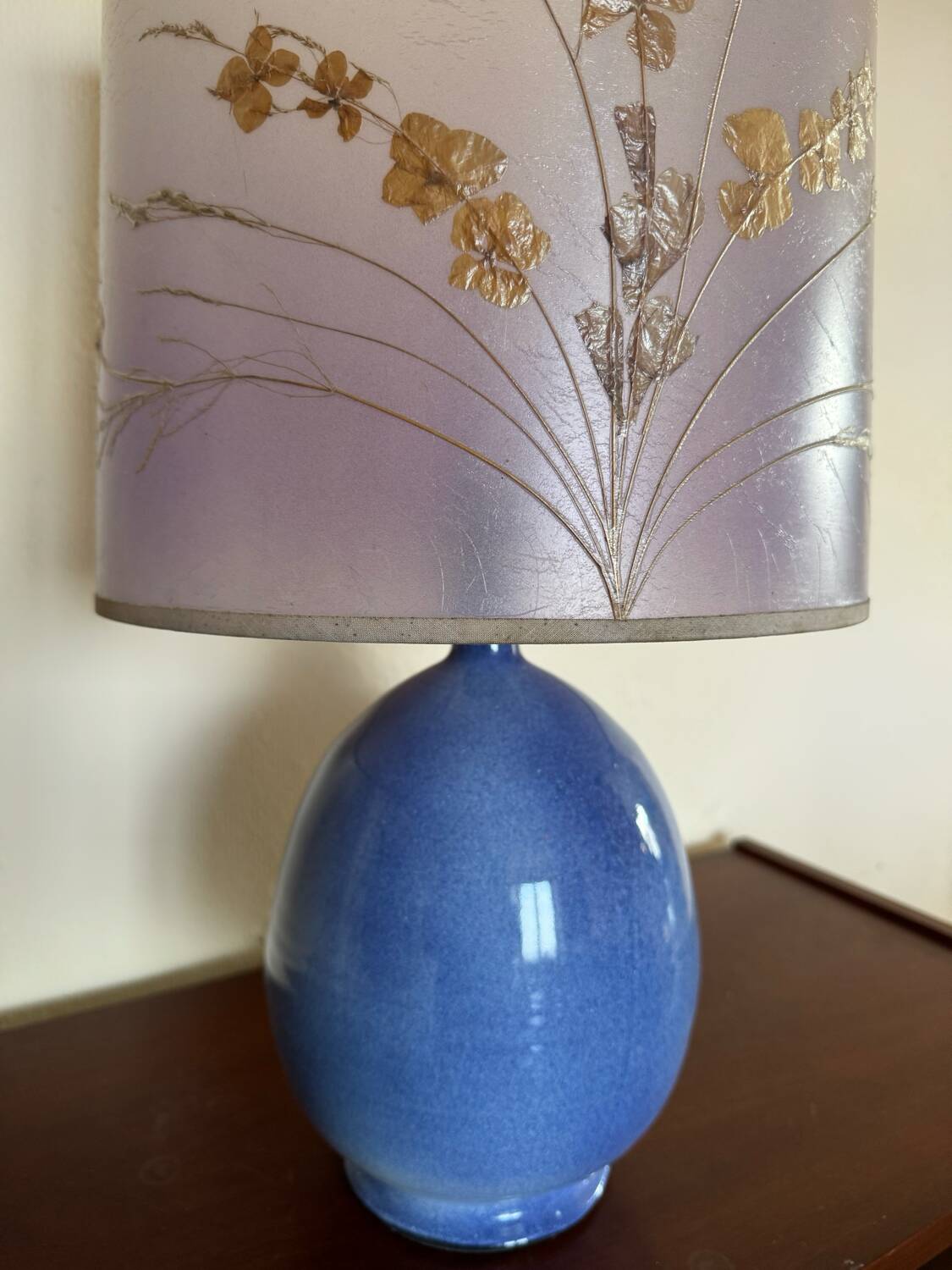 Ceramic lamp Les Cyclades Anduze 60s