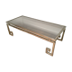Very beautiful chrome coffee table
