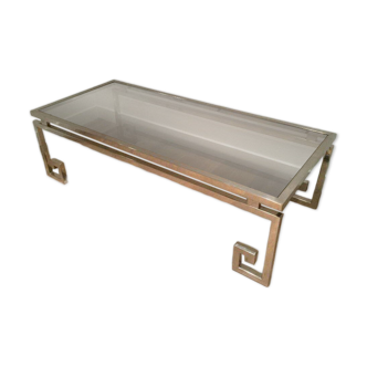 Very beautiful chrome coffee table