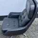 Fauteuil pivotant vintage Bramia avec repose-pieds