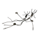 Set of tribal brutalist metal candle holders women