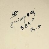 Pair of Earthenware Vases, Henriot Quimper – Mid 20th Century